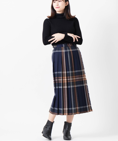 【別注】O'NEIL OF DUBLIN オニールオブダブリン フロントプリーツ キルトスカート レギュラー 77cmの5枚目の写真