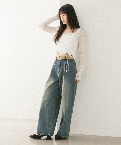 Heather(ヘザー)の「バックル太ベルト 578469(ベルト・レディース・ブラック/ベージュ/ブラウン・ONE SIZE)」の13枚目の写真