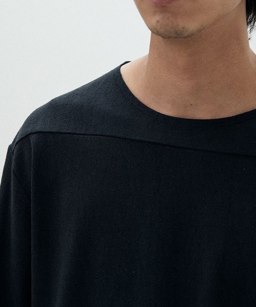 LIDNM(リドム)の「SILK BLEND TEE(Tシャツ/カットソー・メンズ・ホワイト系その他/ブラック系その他・SMALL/MEDIUM/LARGE)」の22枚目の写真