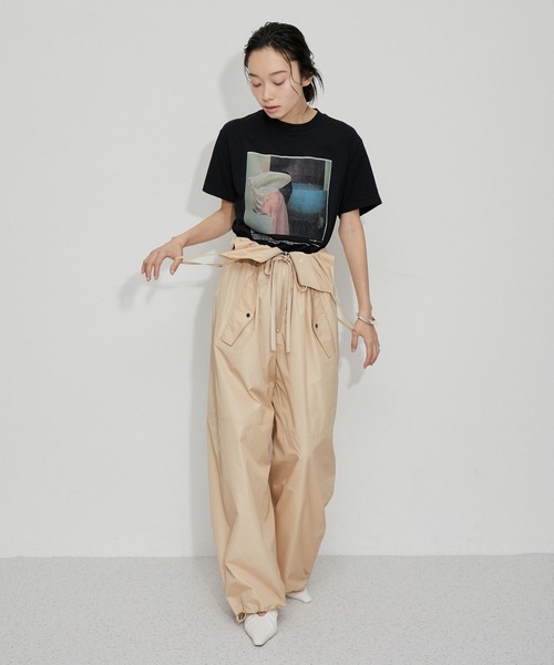 JANE SMITH / JOHN SMITH(ジェーンスミスジョンスミス)の「【JANE SMITH(ジェーンスミス)】NICOLA KLOOSTERMAN ABSTRACT S/S T-SHIRT(Tシャツ/カットソー・レディース・ホワイト/ブラック・X-SMALL)」の5枚目の写真