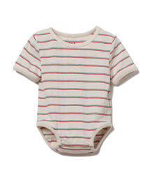 B:MING by BEAMS | MILLER / レインボー ボーダー ロンパース(60~80cm)(ロンパース)