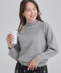 SHOO・LA・RUE | 【洗濯機可/吸湿発熱】もちもちでチクチクしにくいハイネックニット(ニット/セーター)