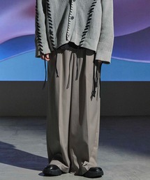 MAISON SPECIAL | 《UNISEX》Wool Mix Continuous Tow-Tuck Wide Pants/ウールミックスコンティニュアスツータックワイドパンツ【MAISON SPECIAL/メゾンスペシャル】■セットアップ対応■(スラックス)