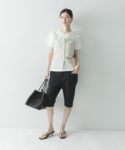 ONIT(オニット)の「『別注』onit×URBAN RESEARCH ポケットTシャツ(Tシャツ/カットソー・レディース・ホワイト/ラベンダー/グレー/ブラック・1/2)」の15枚目の写真