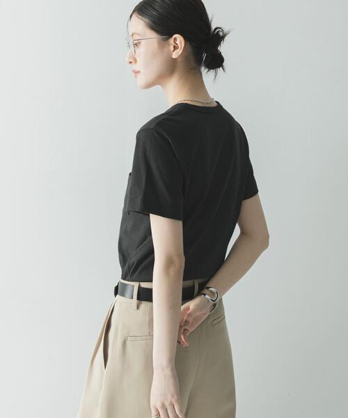 ONIT(オニット)の「『別注』onit×URBAN RESEARCH ポケットTシャツ(Tシャツ/カットソー・レディース・ホワイト/ラベンダー/グレー/ブラック・1/2)」の21枚目の写真