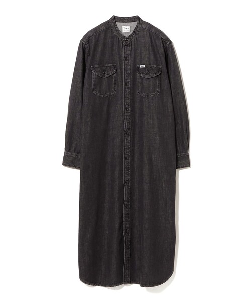 Lee(リー)の「【別注】Lee / デニム シャツ マキシドレス(S~M)(シャツワンピース・レディース・ライトブルー/ブラック/ロイヤルブルー・MEDIUM/SMALL)」の19枚目の写真