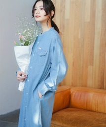 Lee | 【別注】Lee / デニム シャツ マキシドレス(S~M)(シャツワンピース)