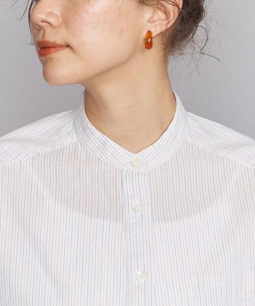 BEAUTY&YOUTH UNITED ARROWS(ビューティーアンドユースユナイテッドアローズ)の「【別注】<ALEX MILL>オーバーチュニックブラウス ◆(シャツ/ブラウス・レディース・ホワイト/ピンク・SM)」の17枚目の写真