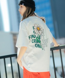 PBLIM | 【PAGEBOYLIM】フラワーメッセージT(Tシャツ/カットソー)
