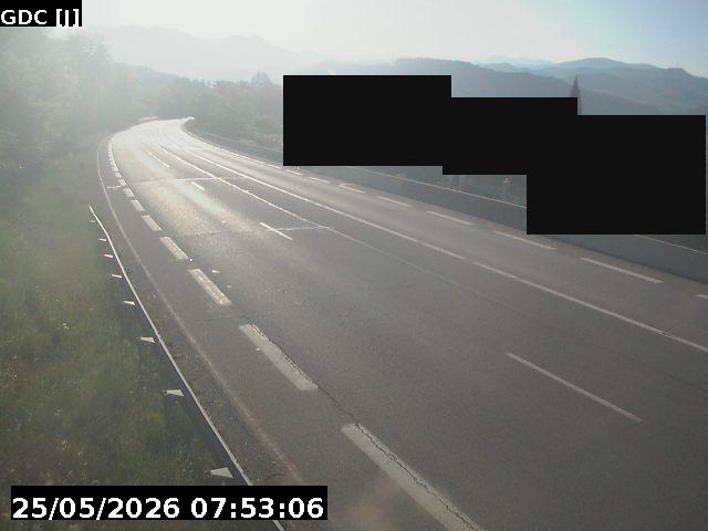 Webcam à la sortie de Gap sur la D994. Vue orientée vers Veynes