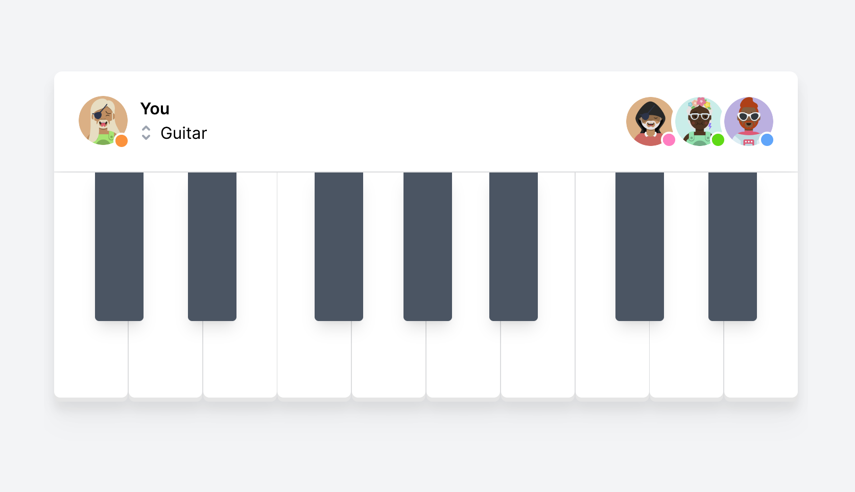 Build a live piano