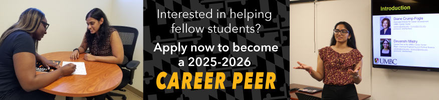 Apply now to become a 2025-2026 Career Peer