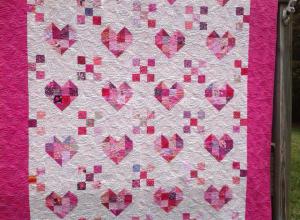 Terry Niedling Heart Quilt