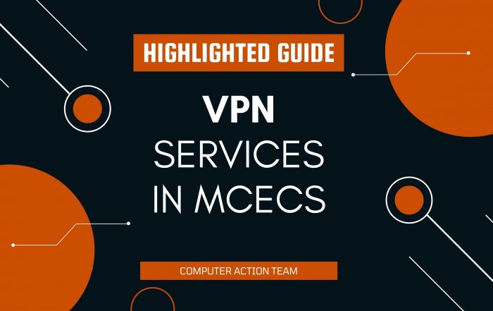 VPN services in mcecs Highlighted Guide