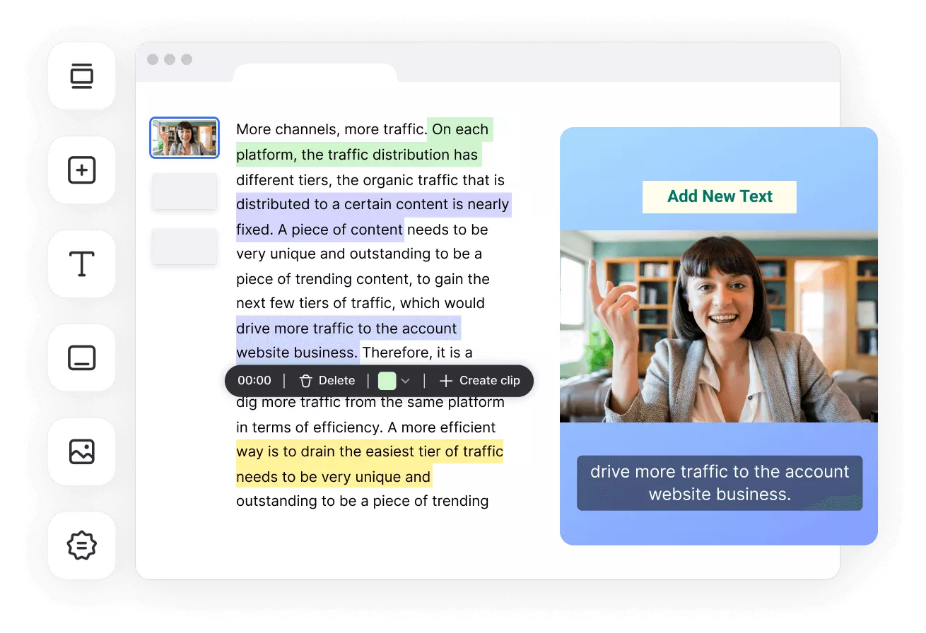 Free online video editor