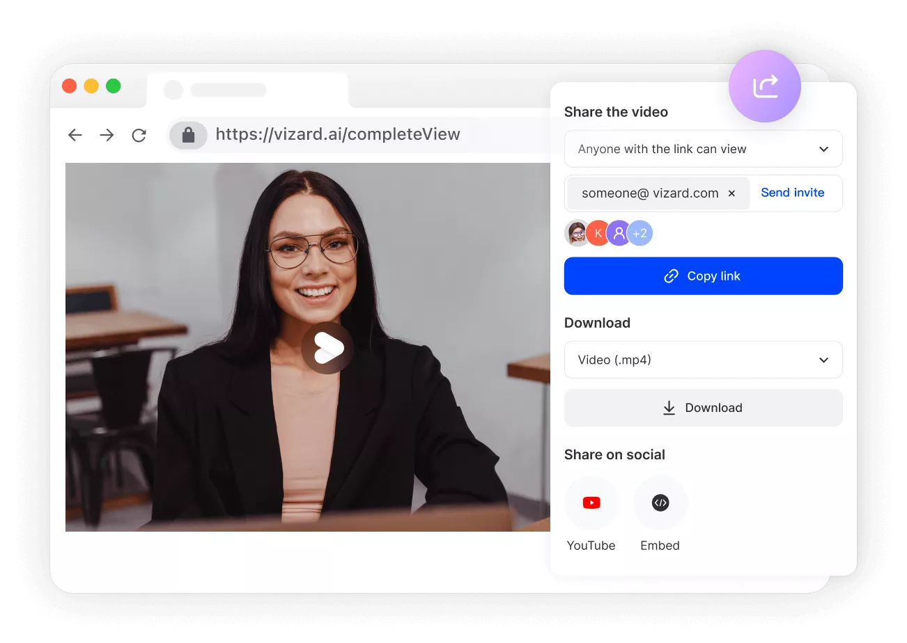 Share video