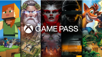 مجموعة متنوعة من الألعاب متوفرة مع Xbox Game Pass.