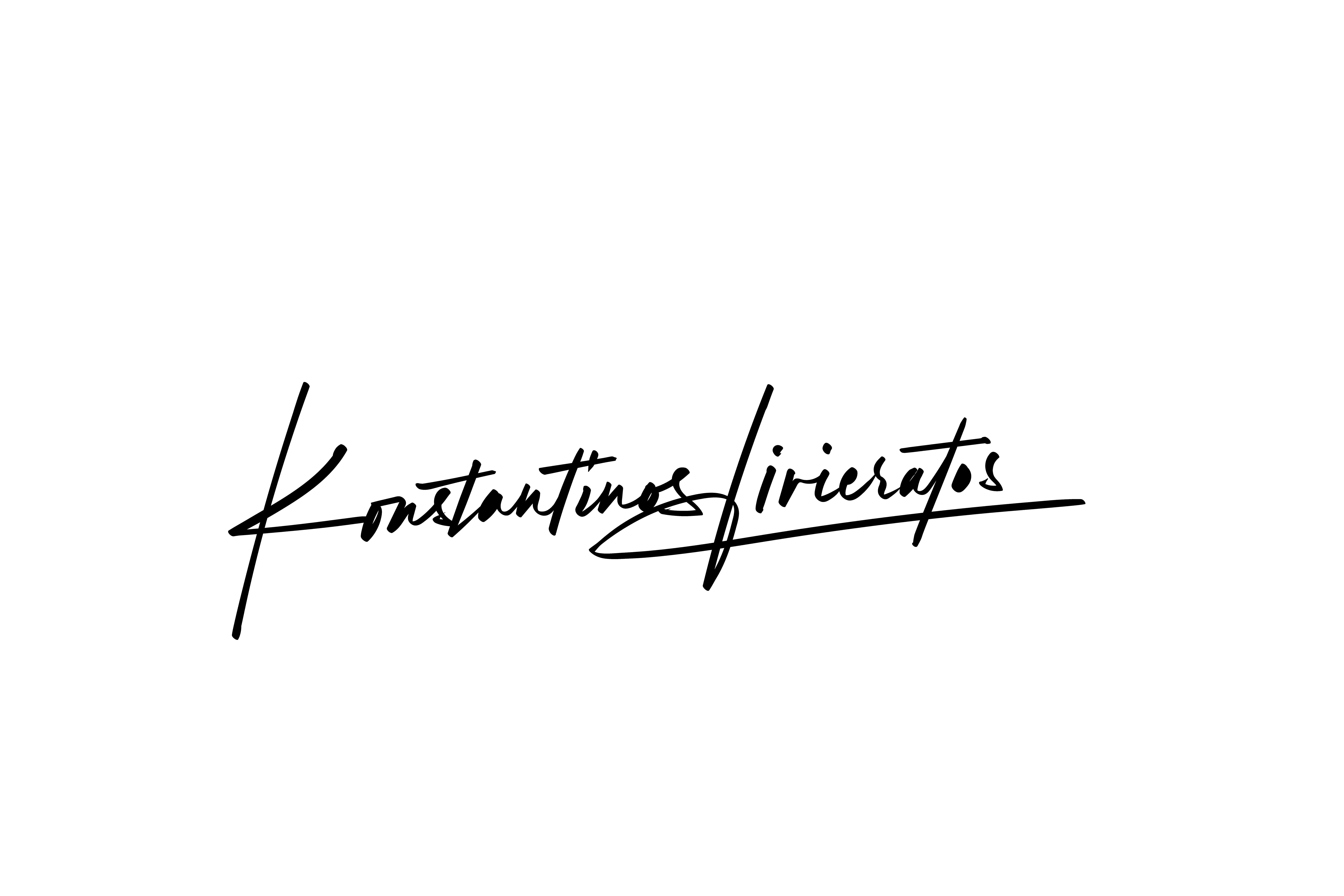 Kostas Livieratos signature