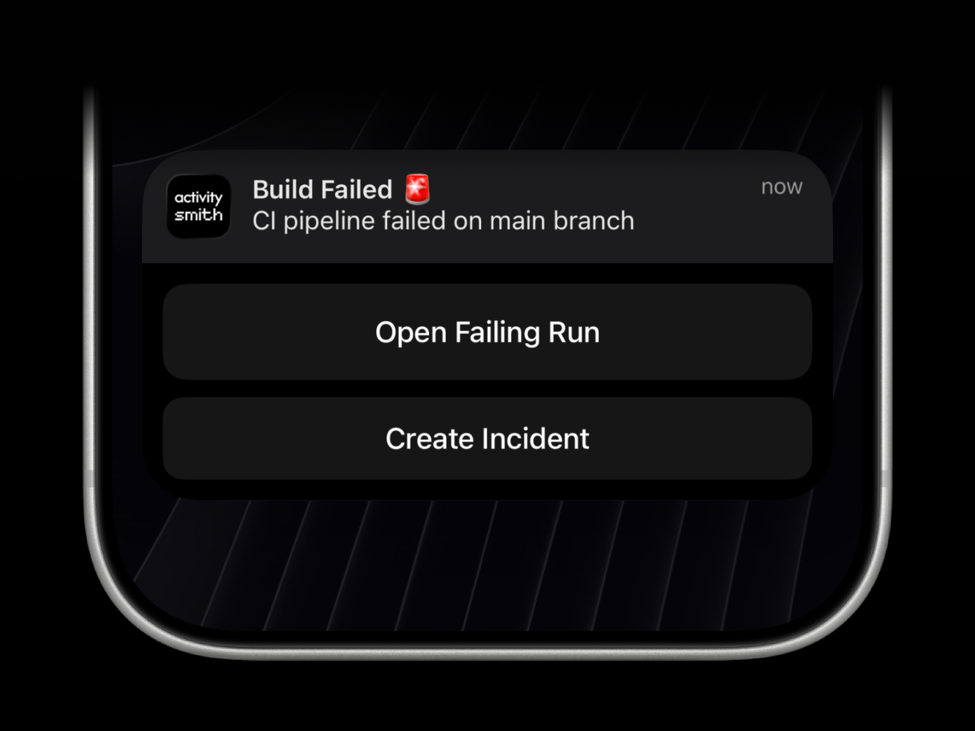 Push Notification with action buttons