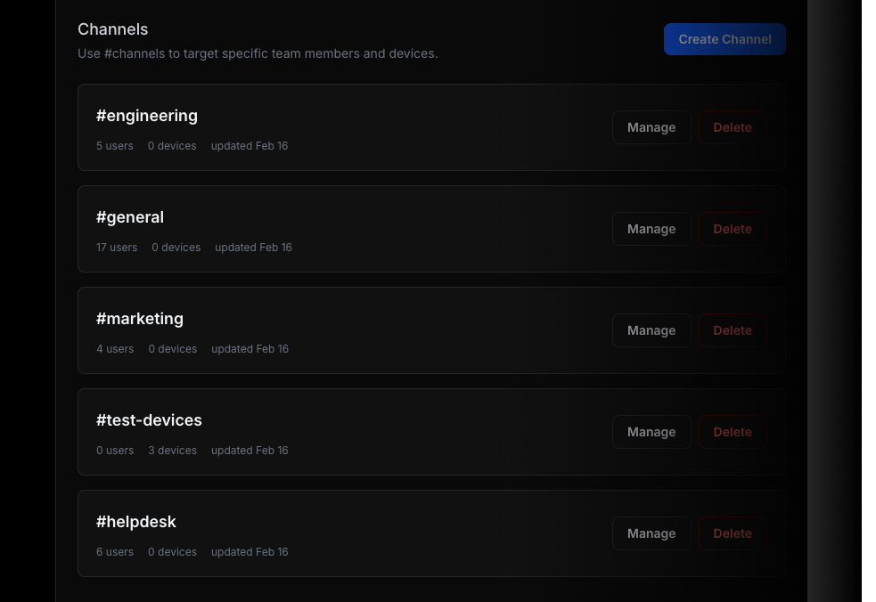 ActivitySmith channels feature