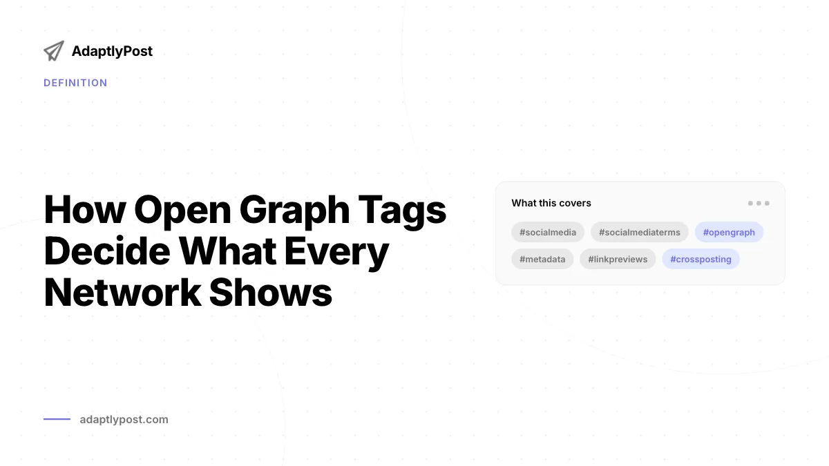 Como as tags Open Graph decidem o que cada rede mostra