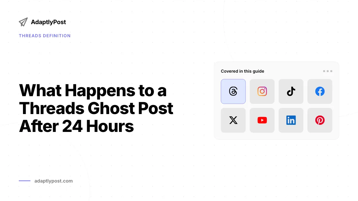 What happens to a Threads ghost post after 24 hours