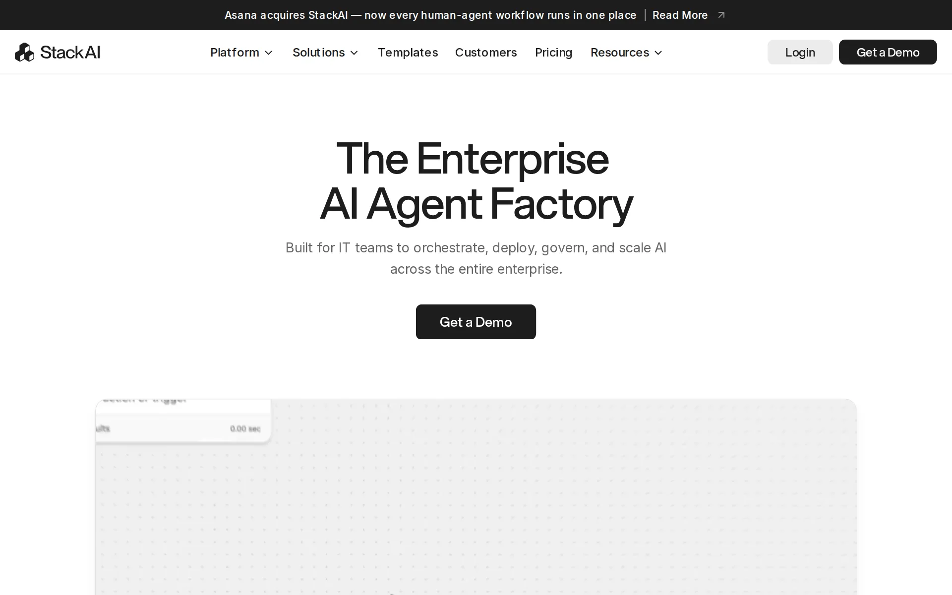 Screenshot of Stack AI