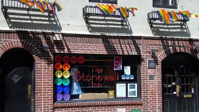 The birthplace of the Gay Rights Movement began at the Stonewall Inn on Christopher Street in NYC in June of 1969 during the famed Stonewall Riots when gays rioted against police raids.