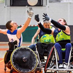 Rolstoelrugby bij Gehandicaptensport Nederland