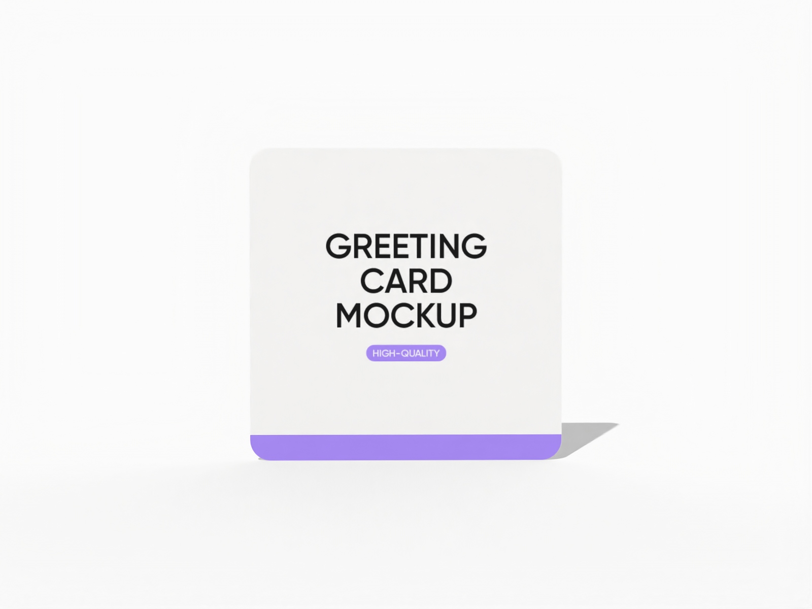 Square greeting card mockup Square greeting card mockup