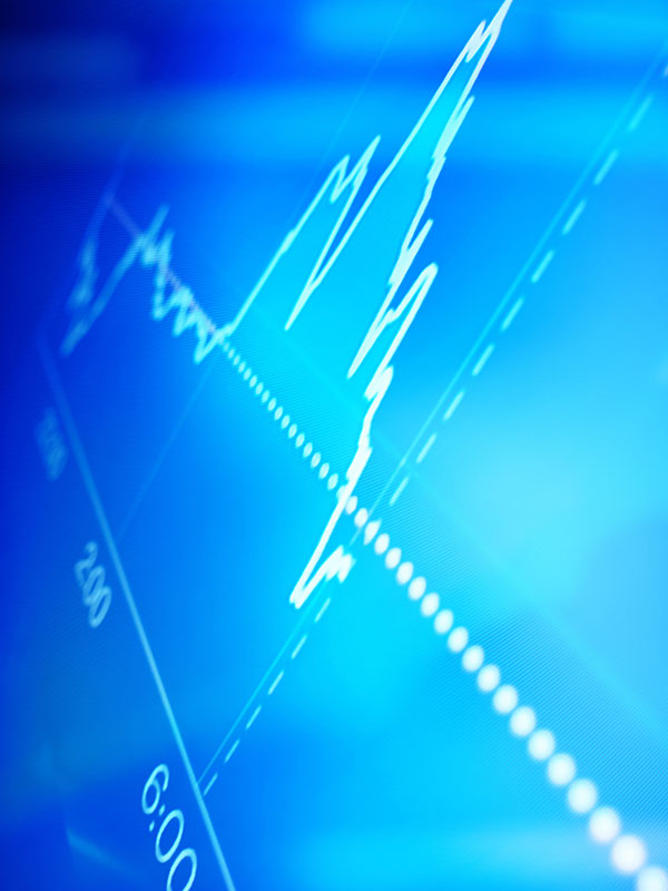 graph showing high and lows shareholder services
