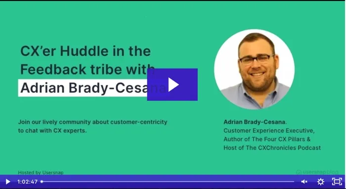 adrian brady - cx expert - webinar