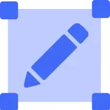 Decorative icon of edit function