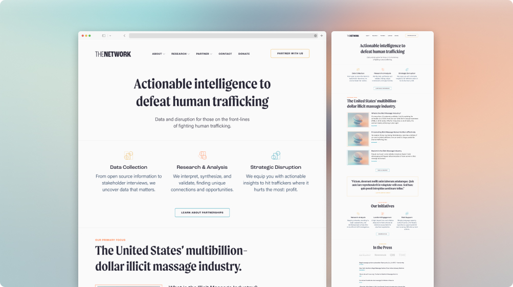 The Network website