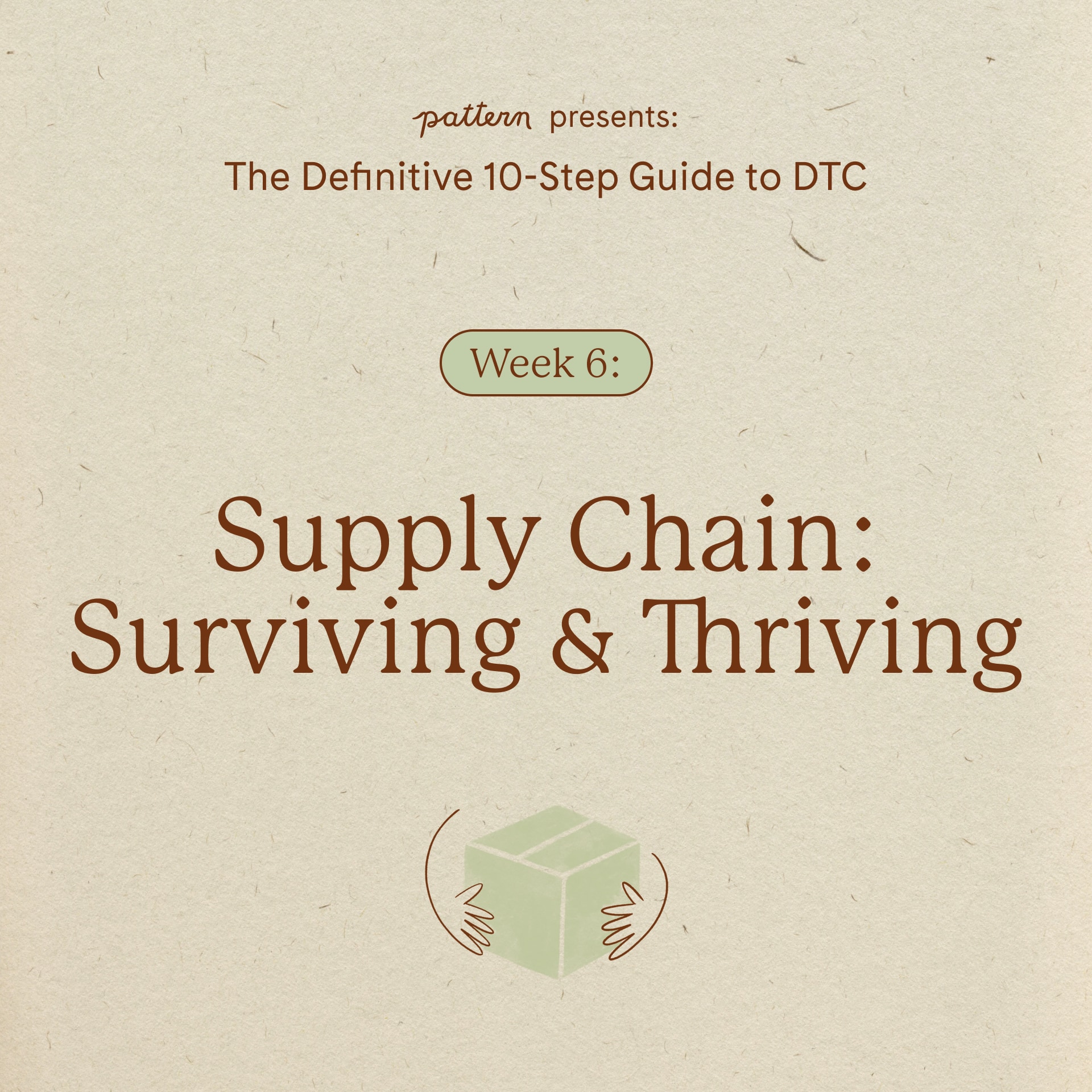 Supply Chain: Surviving & Thriving Cover