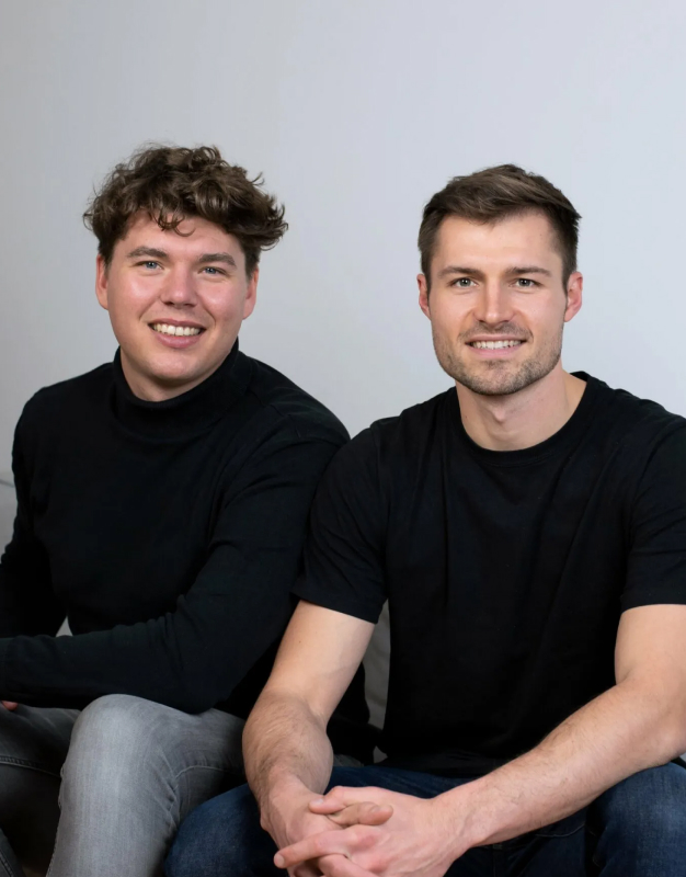 Benjamin Wulff and Patrick Thelen, founders of Procuros, which is one of b2venture's portfolio companies.