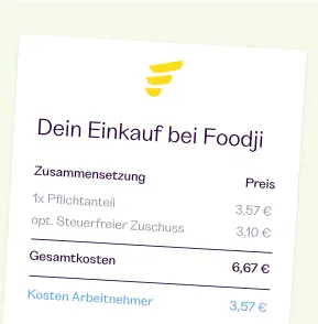 Foodji App - Receipt