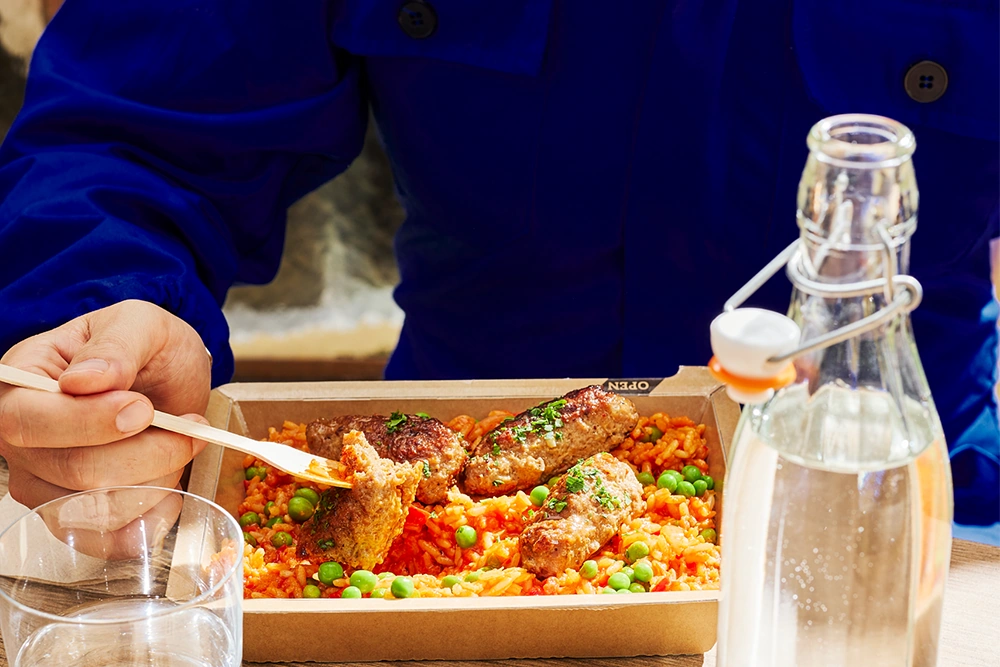 Staff catering: Spaghetti Bolognese