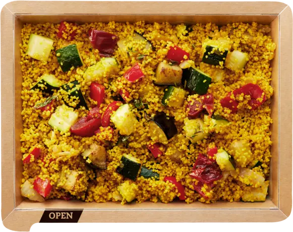 Couscous with roasted vegetables