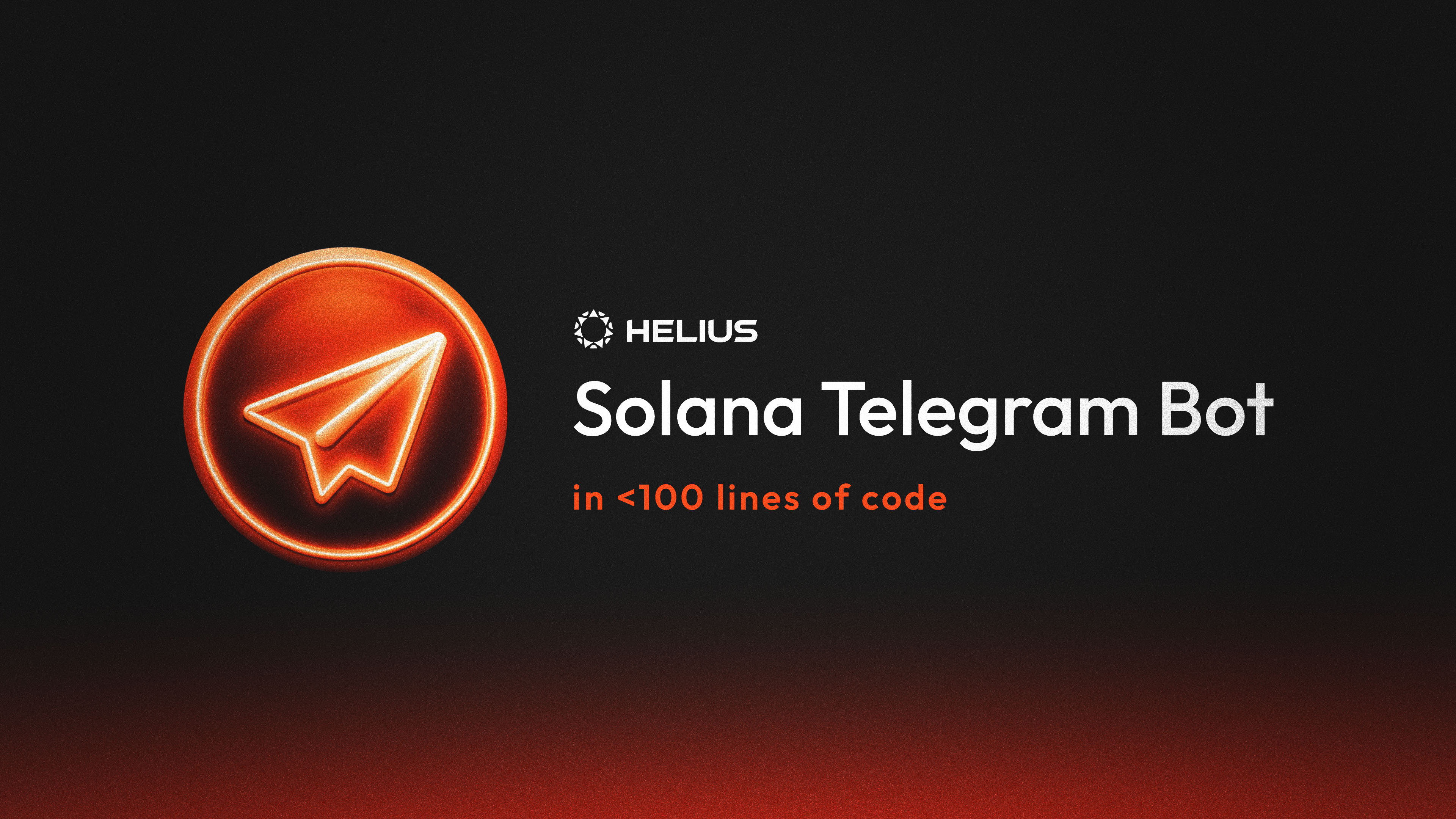 Step by step guide to create a Solana Telegram Bot in Less Than 100 Lines of Code