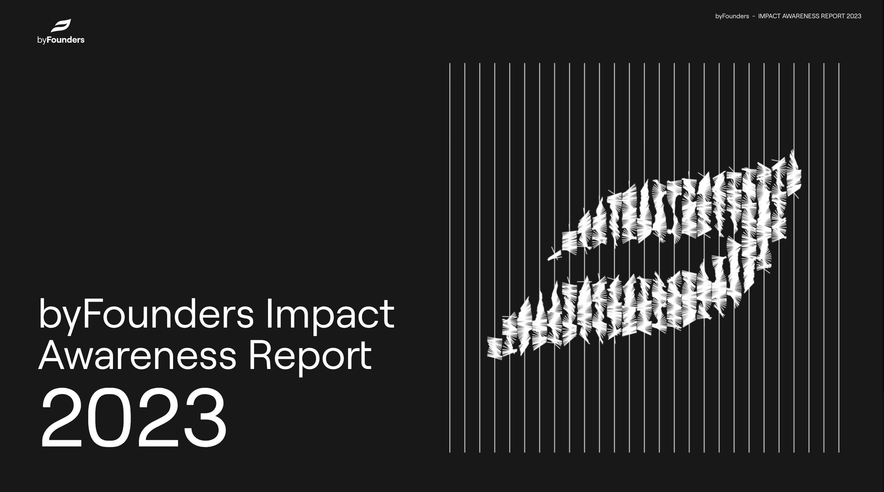 Launching byFounders Impact Awareness Report for 2023