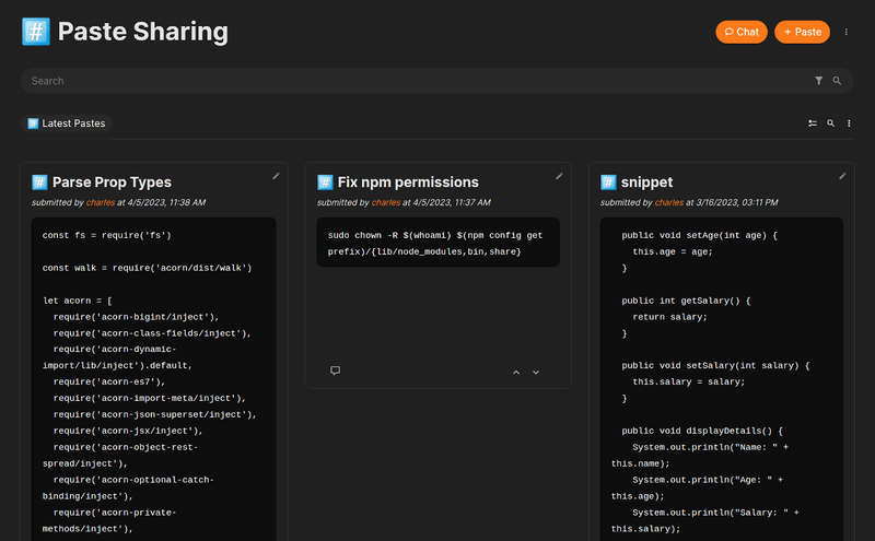 Paste Board Image