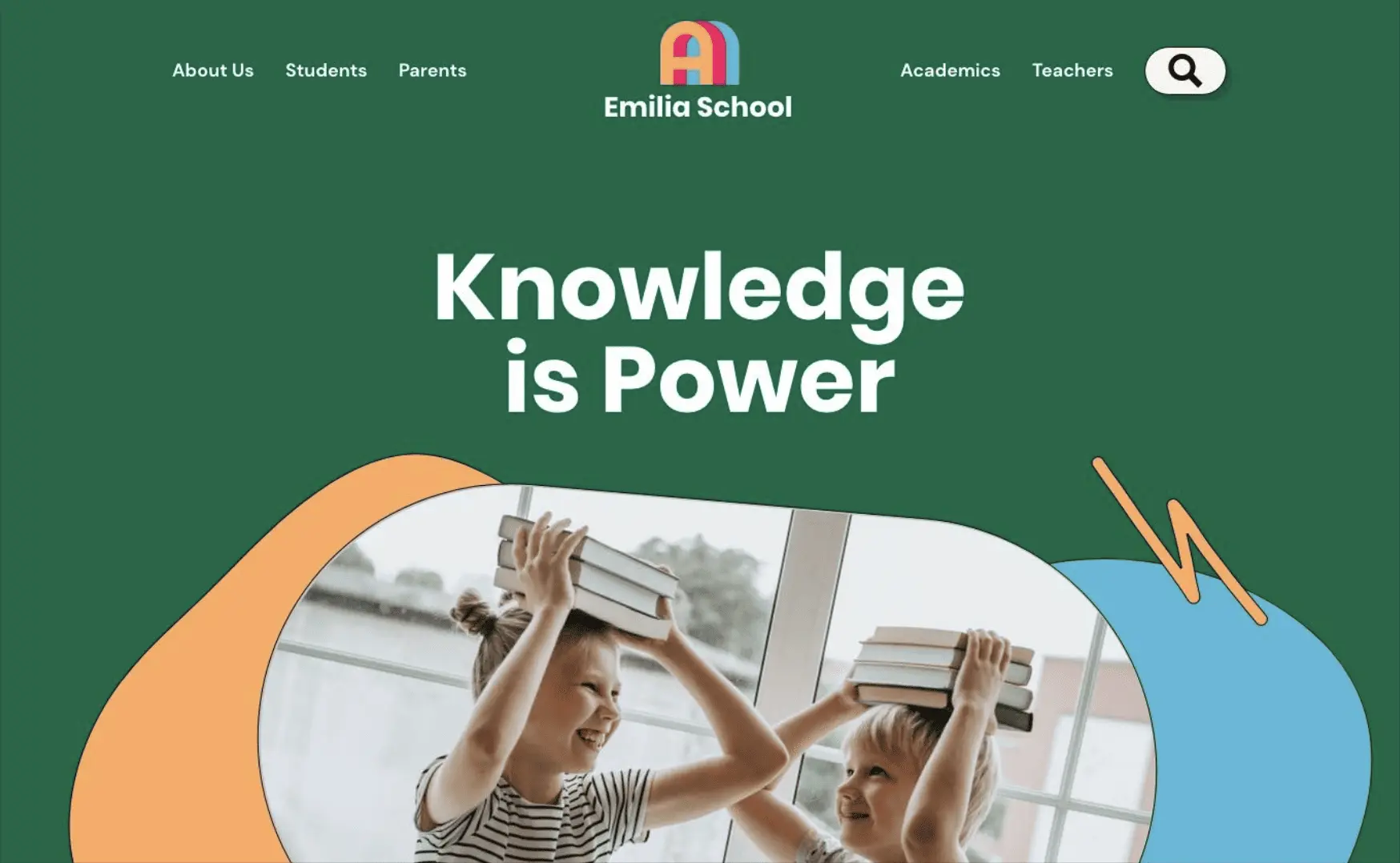 Emilia school website.