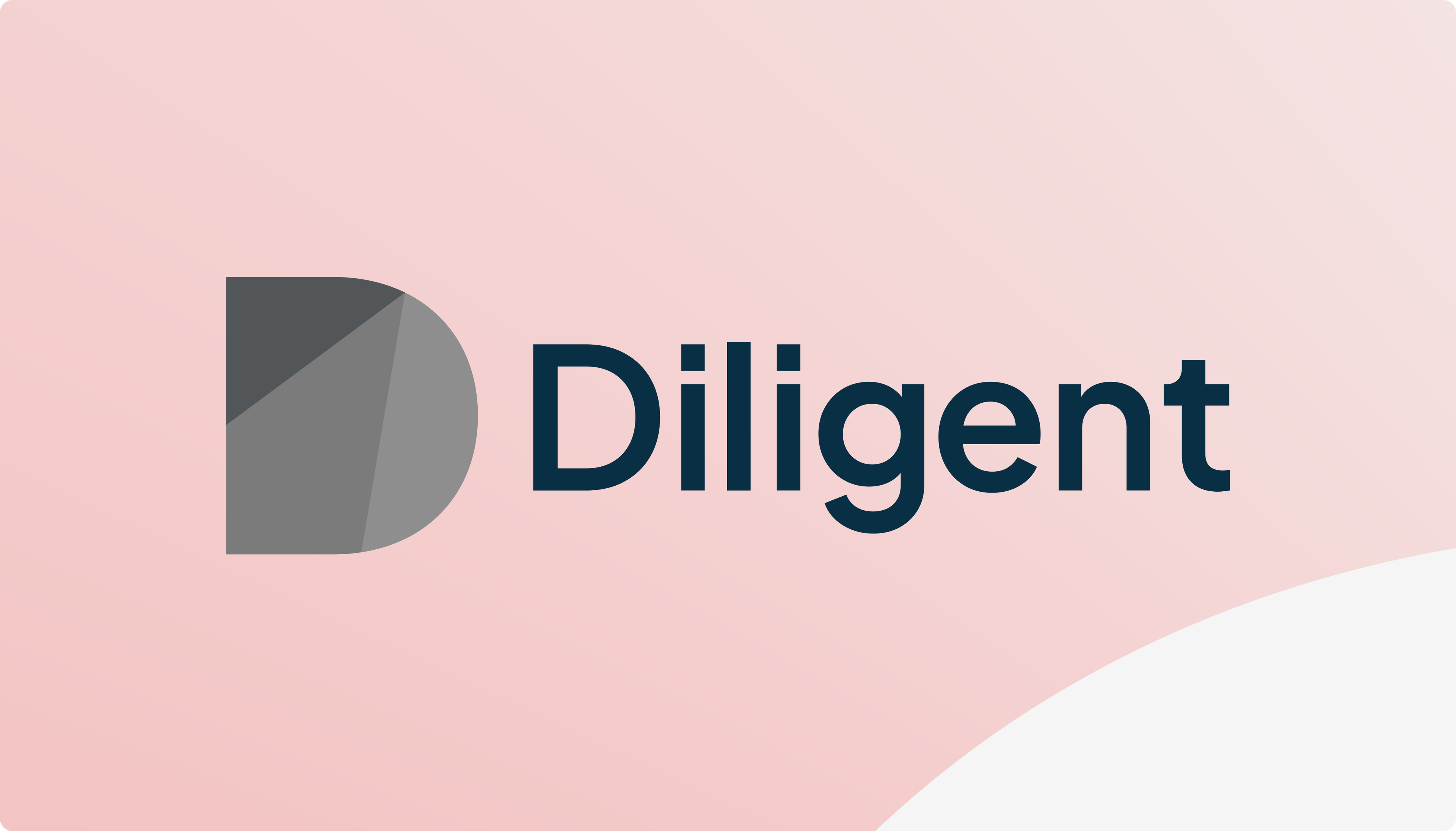 Diligent logo set on a dark background