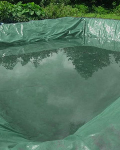 TUFFPAULIN 40FT X 40FT 200 GSM GREEN POND LINER SUPER TARPAULIN-TIRPAL Image