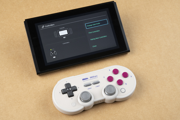 Change Grip Order screen