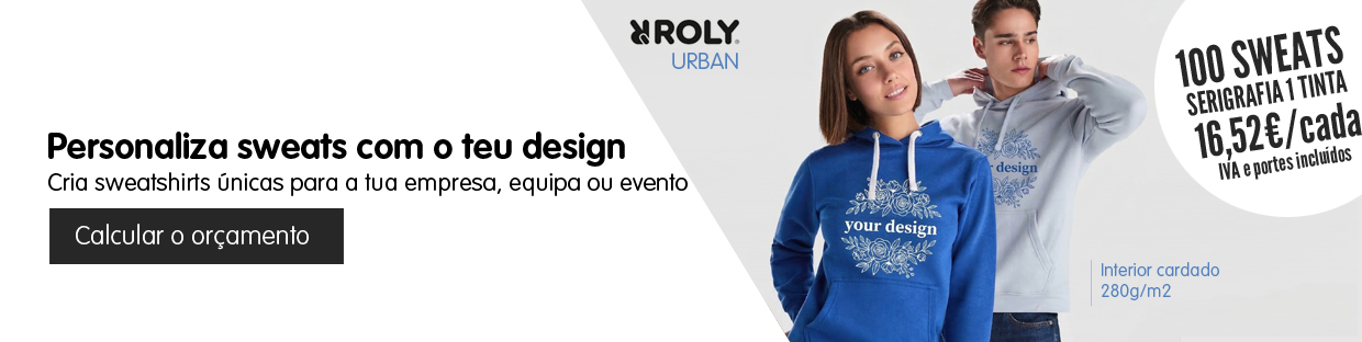Personaliza sweatshirts com o teu logo Personaliza sweatshirts com o teu logo