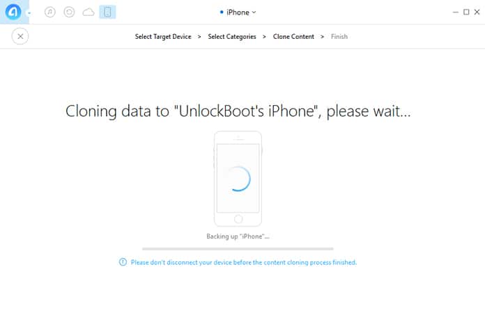 transfer contacts from iphone