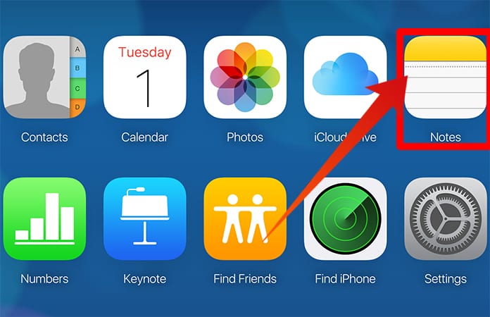icloud notes windows