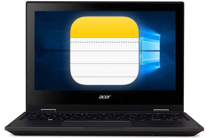 apple notes for windows